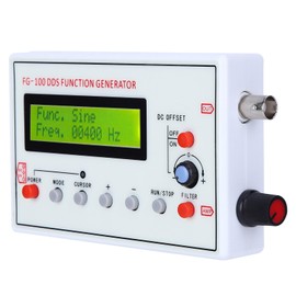 FG‑100 DDS Function Generator Sine Frequency 1 Hz 500 KHz Counter Signal Source Generator Meter Laboratory Oscilloscopes Accessories Programmable Signal Generator Counter