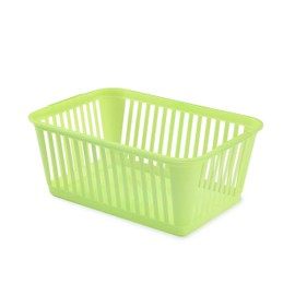 Whitefurze Handy Basket, Plastic, Lime Green, 37 cm