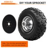 RZEOZU DIY Steel Go Kart Sprocket 35 Chain 60 Tooth