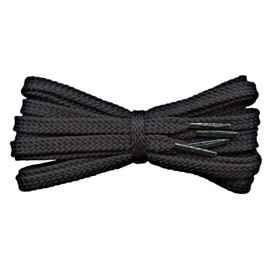 Fabmania Strong black replacement trainer shoelaces - Length 120cm