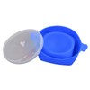 Microwavable Popcorn Bowl with Transparent Lid and Handle Collapsible Silicone