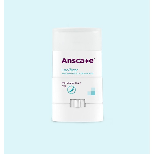AnsCare LeniScar Silicone Scar Treatment Stick 9.2gram- FDA Cleared Clinically Proven to Reduce Scars on Face, Body, Glide-on