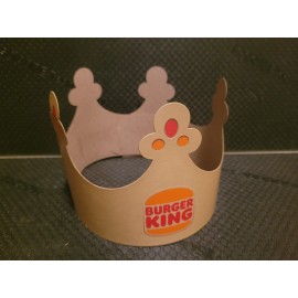 burger king paper crown, one crown shipped in a box