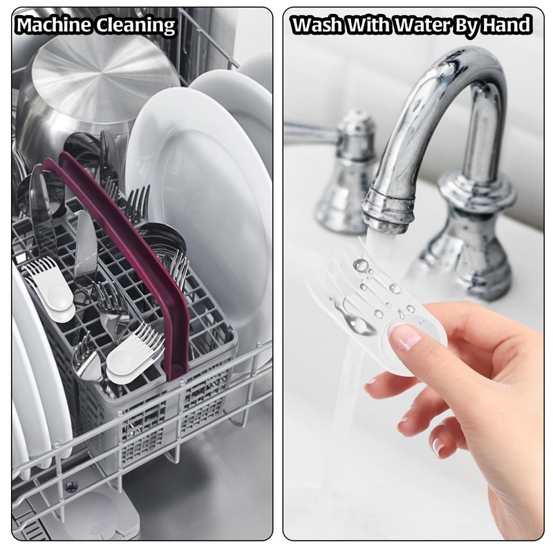 2Pcs Vegetable Kitchen Knife Cleaning Tool Fork Supplies, Salad Chopper