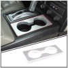 cartiangous Aluminum Interior Shifter Console Cup Holder Heighten Pad For