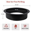 GAOMON Fire Pit Ring, 36 Inch Inner Diameter, 10 inch