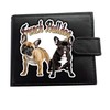 11oz French Bulldog Logo Anti RFID Theft Wallet Black Soft