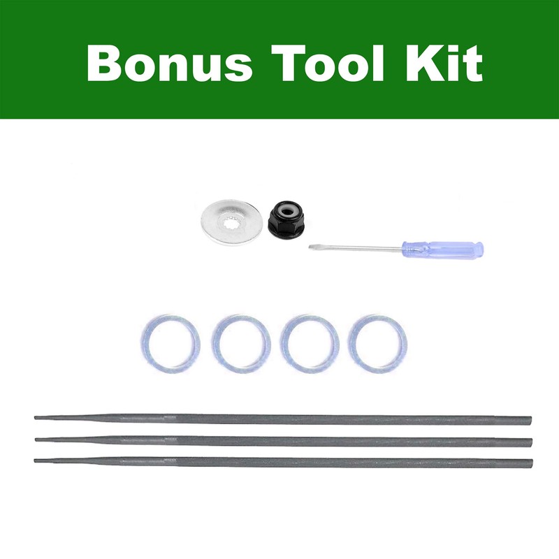 CalPalmy (2-Set) 9" x 20T Chainsaw Tooth Brush Blades Tool