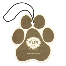 Pet House Car Air Freshener by One Fur All, Pack of 4 – Pumpkin Spice - Non-Toxic Auto Air Freshener, Pet Odor Eliminating Air Freshener for Car, Ideal for Small Spaces, Dye Free Dog Car Air Freshener
