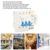 3P+N Miniature Circuit Breaker Ground Fault Leakage Overload Protection Switch