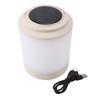 Solar Camping Lantern PP ABS Warm Light RGB Portable Hanging
