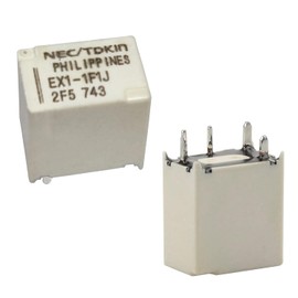 Alikkash Fuel Pump Relay EX1-1F1J (Pack of 2) - 12V DC, 10A, Normally Open, Panel & Surface Mount, Automatic Operation