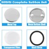 Pack of 100 32 mm / 1.25 Inch Blank Button