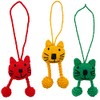 Cat Ornaments - Hand Crochet Set of 3 Cat Ornaments