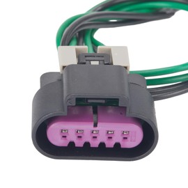 KIttyland 5-Wire Mass Air Flow (MAF) Sensor Connector Wiring Harnesses Plug Pigtail Compatible with Select General Motors & Other Vehicles13585858