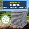 Textile Moving Blankets, Eco-Friendly 100% Recycled Packing Blankets for Moving,