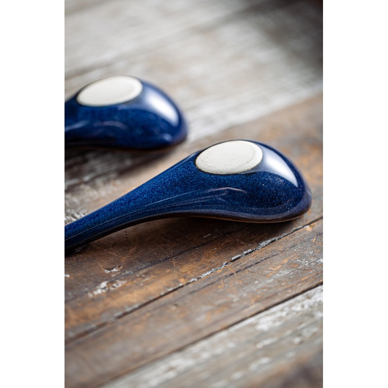 LYEOBOH Soup Spoons set of 6, Chinese Deep Soup Spoon