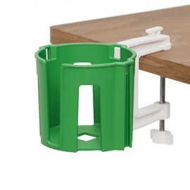 Cup-Holster - The Best Anti-Spill Cup Holder for Your Desk or Table (Green, 1)