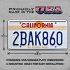 Back to The Future | 2BAK860 | Metal Stamped License