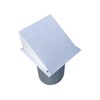 6 Inch Wall Vent Cap - Painted White Steel with