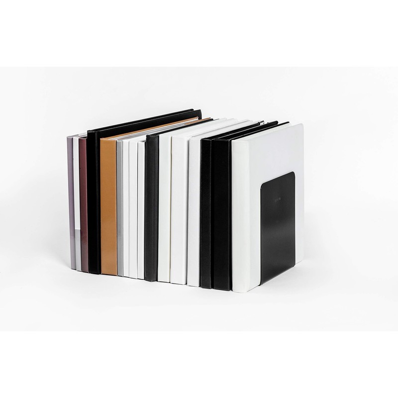 Maul Premium Metal Bookends, 120 x 140 x 140 mm,