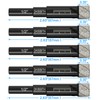 5-Pack 1/2" Diamond Core Drill Bits Set, 12mm Tile Drill