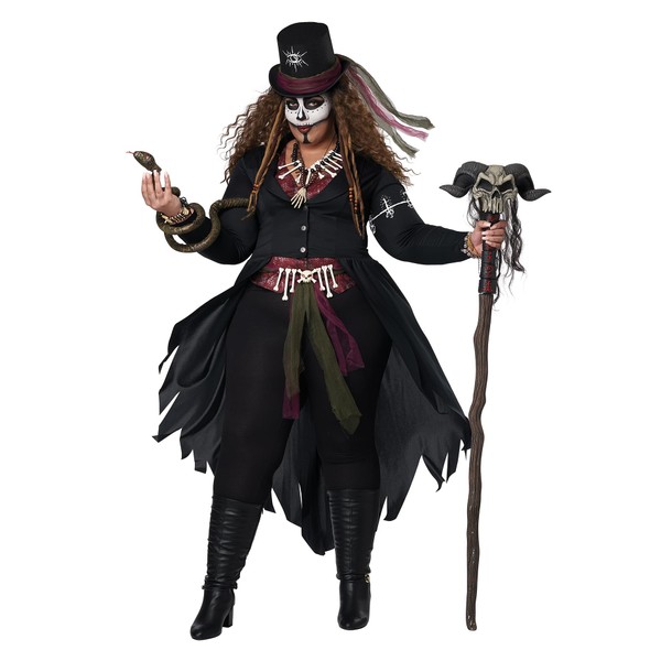 Plus Voodoo Magic Costume Women's 3X