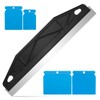 Paint Shield,Paint Guard for Cutting in,Black 12inch Multi-Purpose Straight Edge