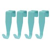 Cionyce Over Cabinet Door Hook, 4 Pack Carbon Steel Door