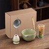 Lighterday Matcha Set,Ceremonial Matcha Kit with Bamboo Matcha Whisk Matcha