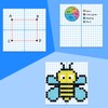 Laffunz Giant Magnetic XY Coordinate Grid Paper Dry Erase Large