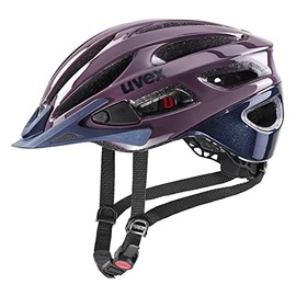 uvex true - Lightweight All-Round Helmet for Women - Individual Size Adjustment - Expandable with LED Light - Plum - Deep Space - 55-58 cm