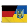 Large 60 x 90 cm Germany Ukraine Flag, 2 x