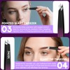 Professional Tweezers Set for Eyebrows – 4PC Precision Stainless Steel
