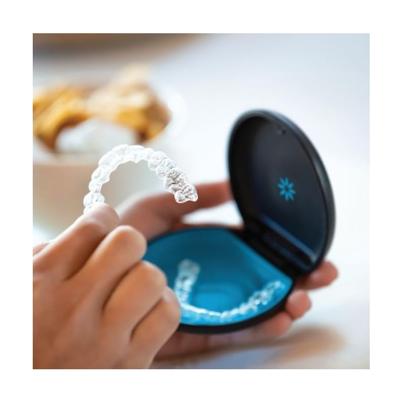 INVISALIGN Caja De Alineador Y Retenedor, Negro