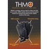 THMO Men's Thinsulate Leather Gloves for Winter Windproof Outdoor Fleece