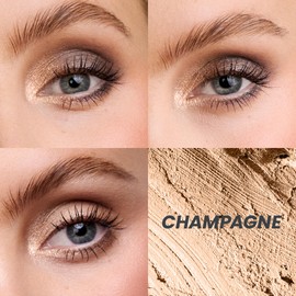 Wonderskin IYKYK Eyeshadow Stick - Longwear Eye Shadow Sticks, Budge-Proof & Waterproof Shimmer Eyeshadow Stick with Built-in Sharpener (Champagne)