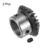 sourcing map Bevel Gear 1 m 20 Teeth 16 mm