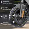 GYL 10x2.125 Solid Tire, 50/75-6.1 Rubber Tires, 10 Inches Tubeless