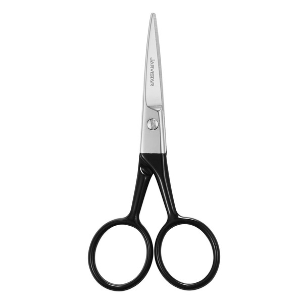 JARVISTAR Black Nail Scissors - 4 Inch Sharp Stainless Steel