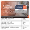 BXST Refrigerator Surge Protector 3 Outlet Power Strip for Home