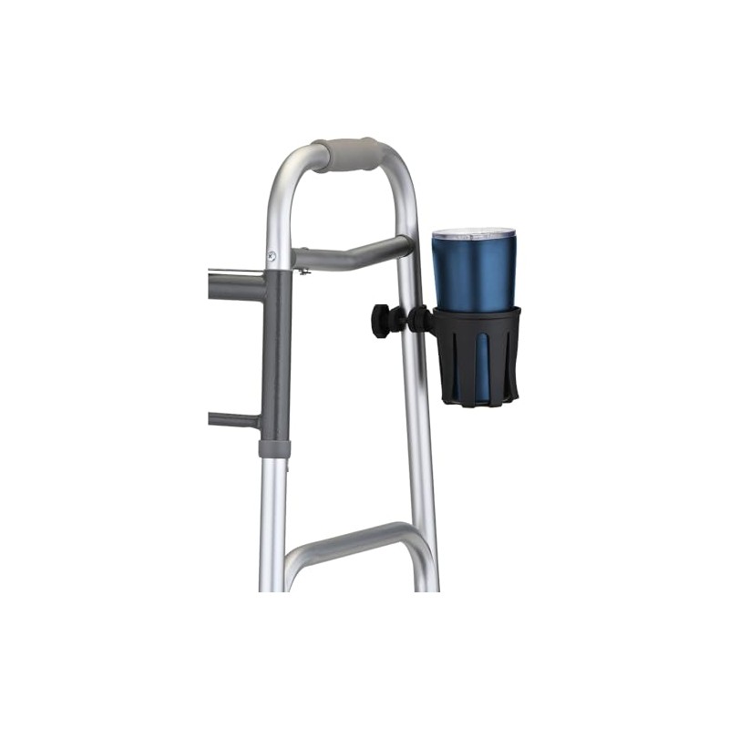 NOVA Cup Holder for Walkers with Round Narrow Tubing –