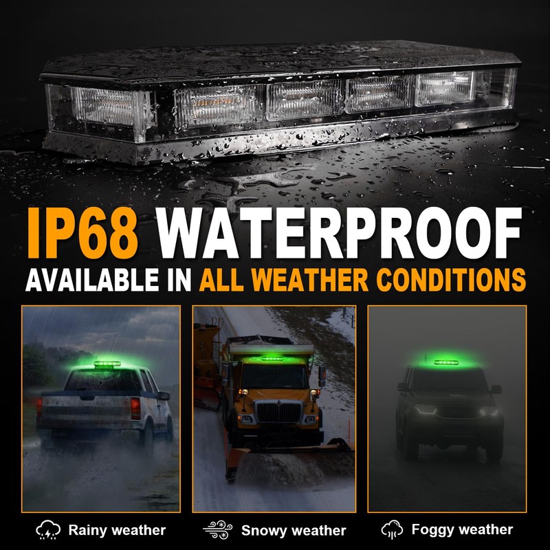 ASPL 16.5 Inch Roof Top Beacon Emergency Strobe 56 LED