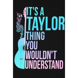 Girls It's a Taylor Thing, You Wouldn't Understand Black Blue Short Pyjamas (12-13 Years)