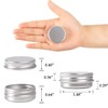0.5 oz Screw Top Aluminum Tin Jar with Screw Lid