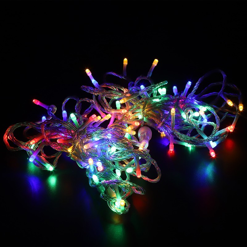 10m 100LED String Lights 24V Waterproof 8 Modes Ornamental Lamp