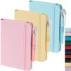 NIRMIRO Small Notebook Journal with Pen, Mini Pocket Mini Leather