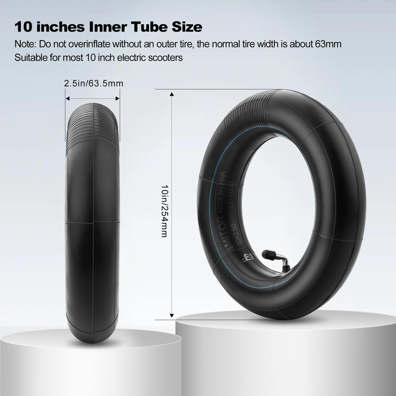Amitor E Scooter Inner Tube 10 x 2.50, 10 Inch