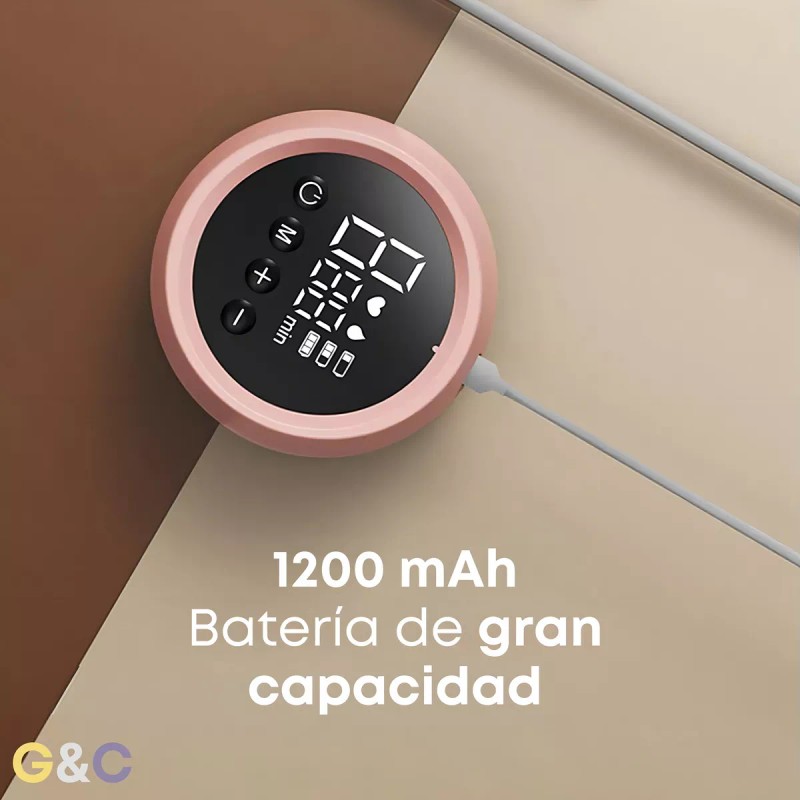 GC Extractor De Leche Eléctrico Recargable 2 Modos Y 9