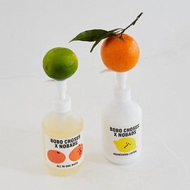 Nobez [보보쇼즈X노베즈 콜라보] A citrus adventure 시트러스 어드벤처 (로션+올인원워시) [Bobo Shoes X Nobez Collaboration] A Citrus Adventure (Lotion + All-in-One Wash)